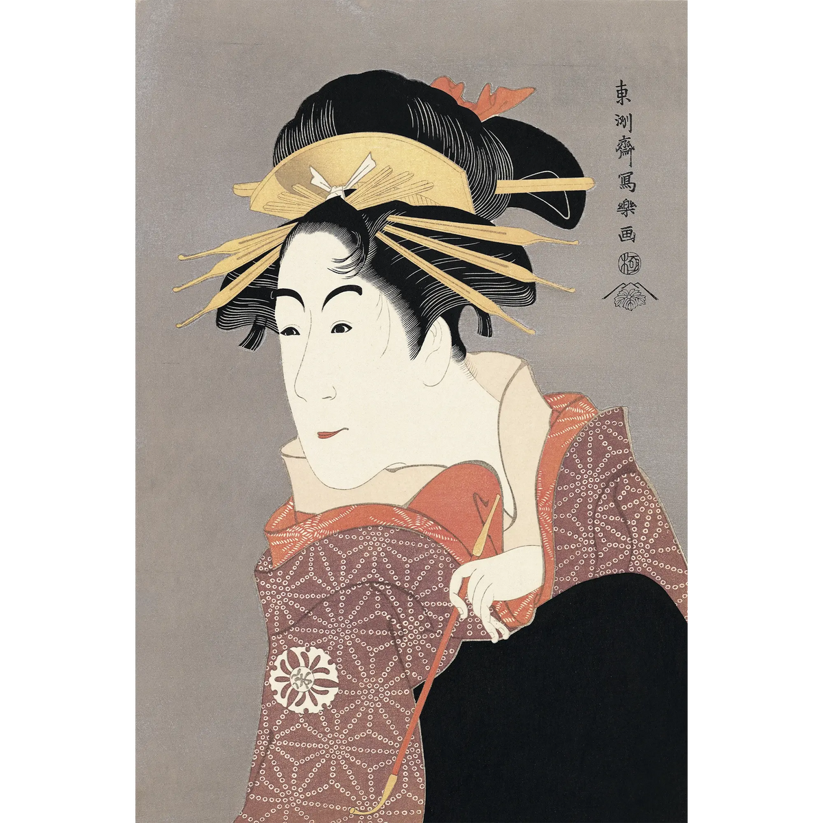 Toshusai Sharaku(東洲斎写楽) 東洲斎写楽「松本米三郎 けはい坂少将 Toshusai Sharaku(東洲斎写楽) 東洲斎写楽「松本米三郎 けはい坂少将