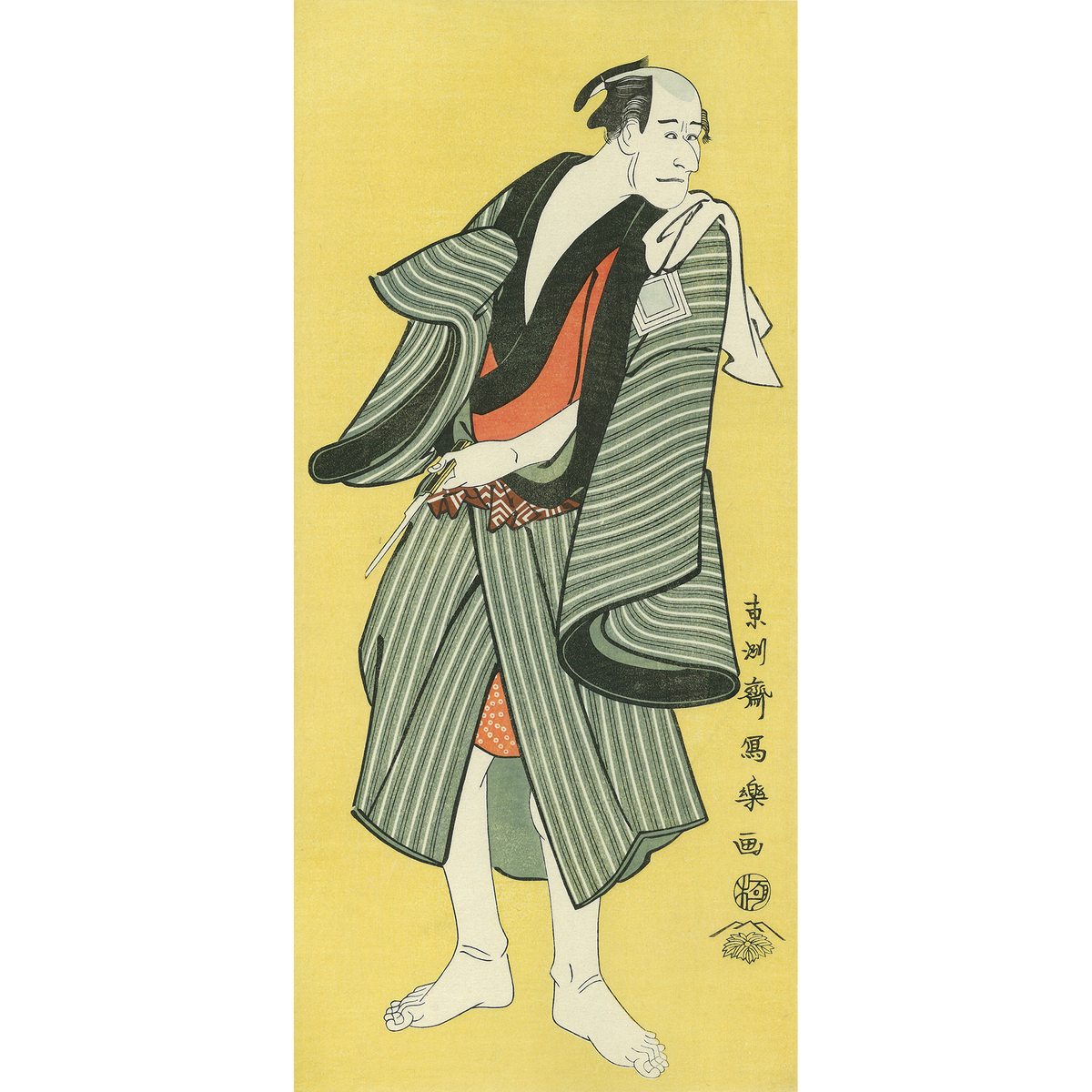 Toshusai Sharaku（東洲斎写楽） 東洲斎写楽「市川鰕蔵 らん