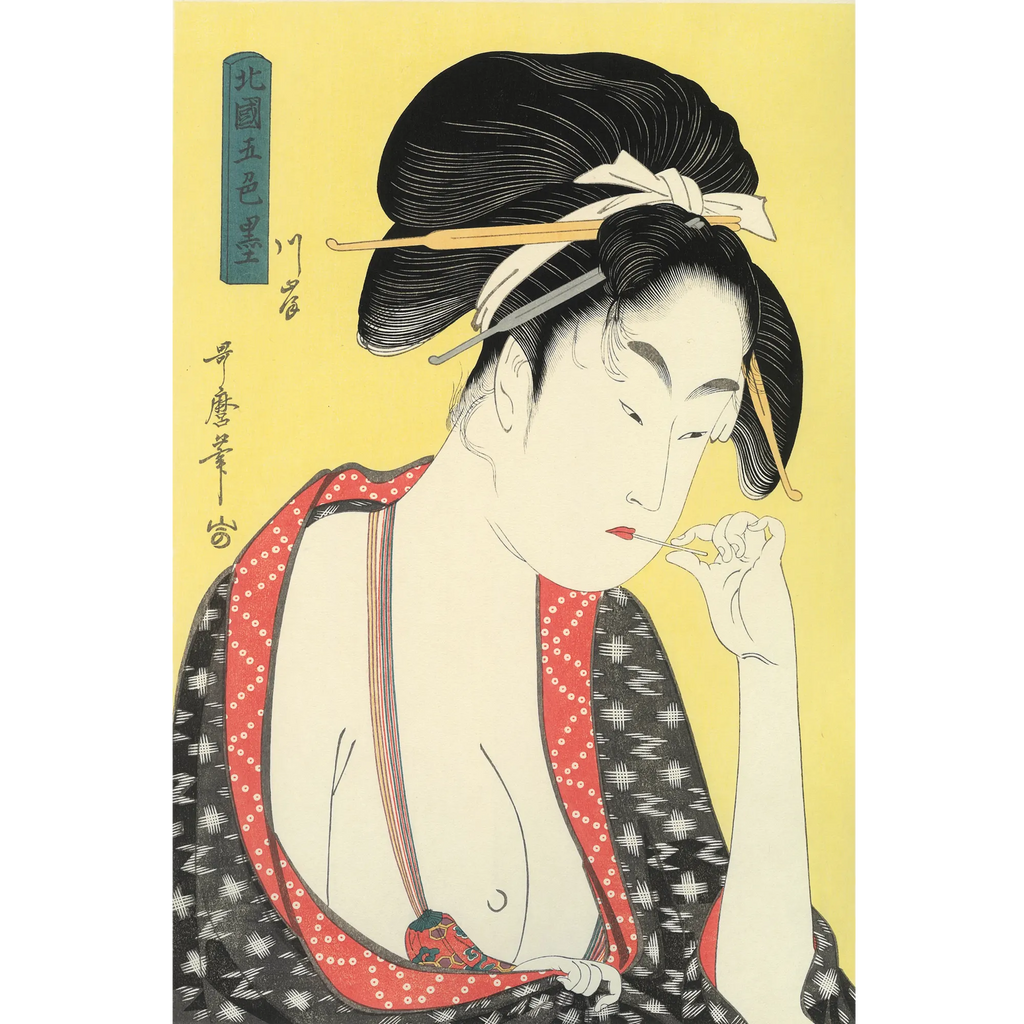 大量入荷 Kitagawa 川岸 喜多川歌麿「北国五色墨 Utamaro（喜多川歌麿） 絵画