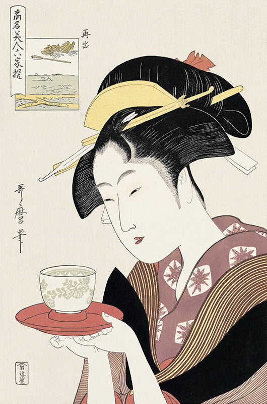 Kitagawa Utamaro（喜多川歌麿） 高名美人六家撰 辰巳路孝｜浮世絵・木 